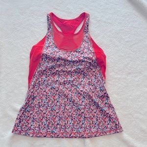 Lululemon tank built in bra. Size 12 never worn.